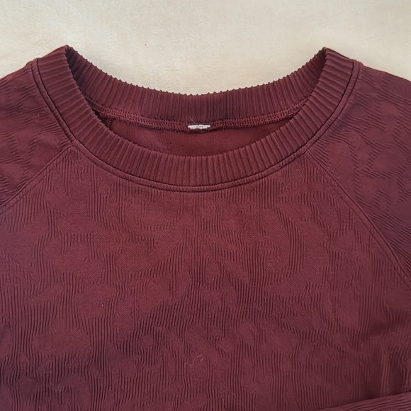 Lululemon Rest Less Pullover - Garnet - Picture 7 of 10